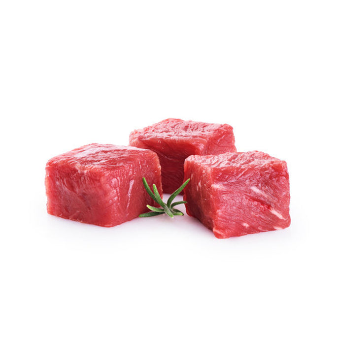 BEEF CUBE B/LESS SMALL CUT (PER KG)