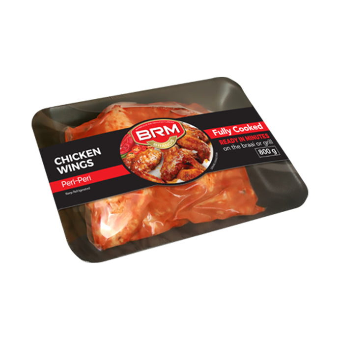 BRM CHICKEN WINGS PERI PERI 1KG (PER KG)