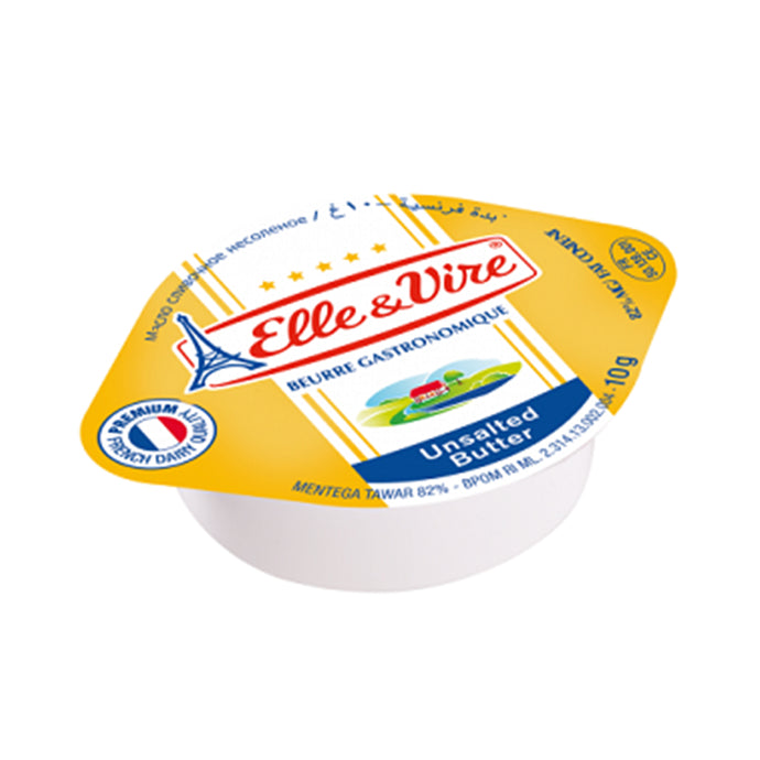 BUTTER UNSALTED PORTIONS 7G (PER KG)