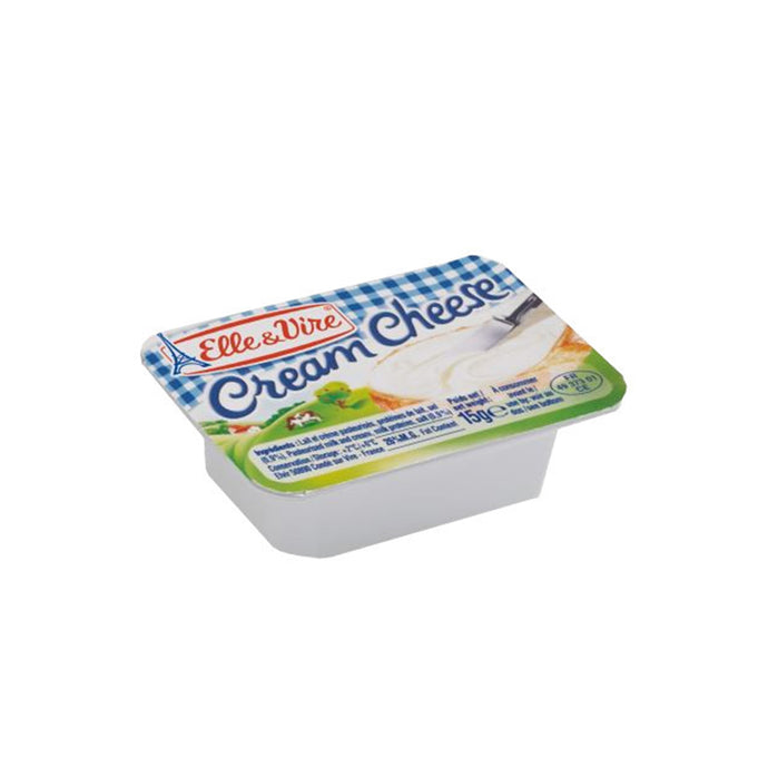 E&V CREAM CHEESE PLAIN 96 X15G (96 x 15g)