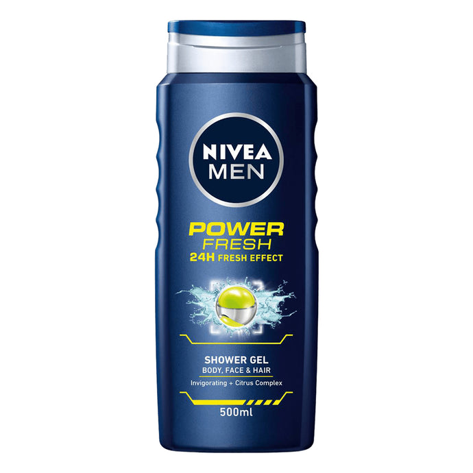 Nivea ShowerGelMenPowerFre500ml (6x500ml)