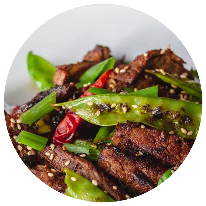 BEEF SPARTA STRIPS MARINATED (PER KG)